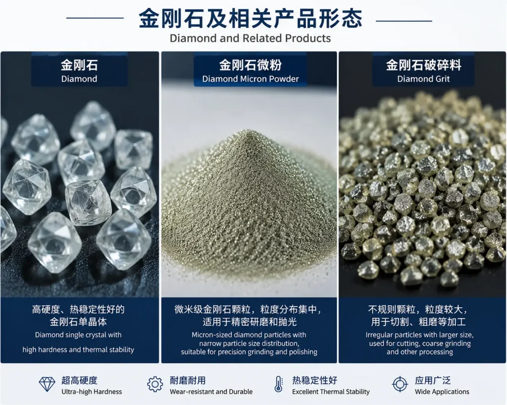 Comprehensive guide to industrial diamond materials